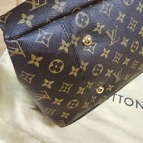 LOUIS VUITTON ARTSY MM Authentic Monogram Tote Hobo LV Bag Shoulder Authentic LV - Picture 11 of 16